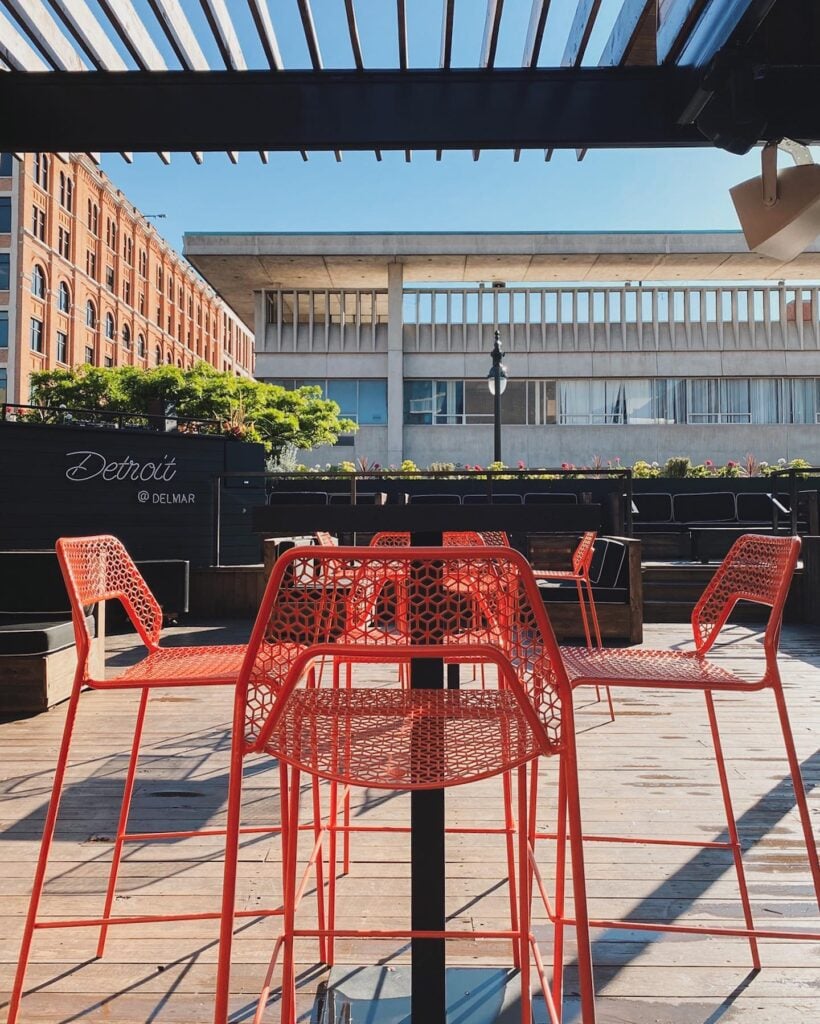 Delmar Rooftop Bar Detroit